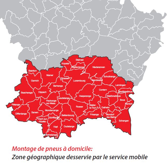 Zone service à domicile